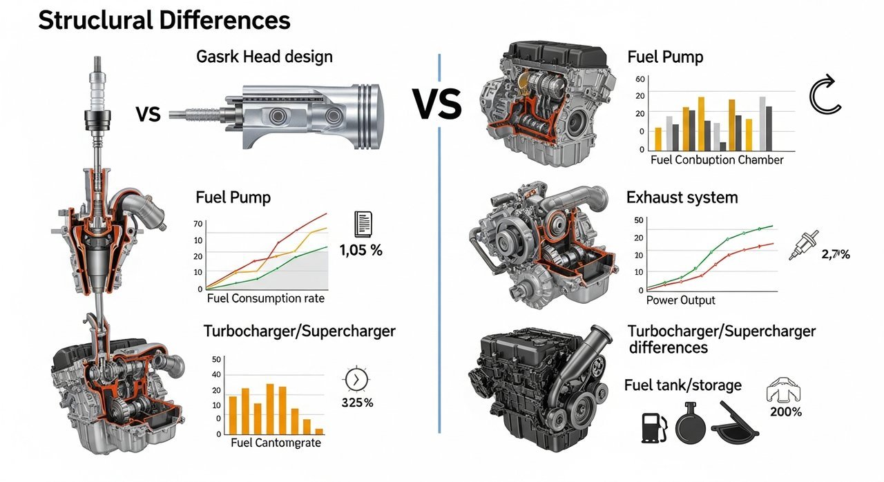 가솔린 엔진과 디젤 엔진 구조 차이와 연비 특성 비교 정리 7가지 핵심
