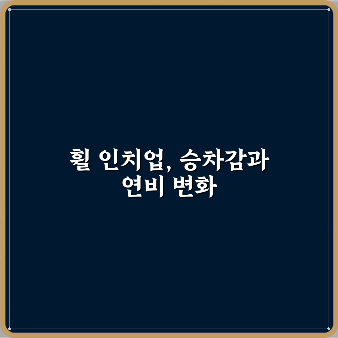 휠 인치업 시 승차감과 연비 변화 설명 심층분석 7가지 핵심포인트