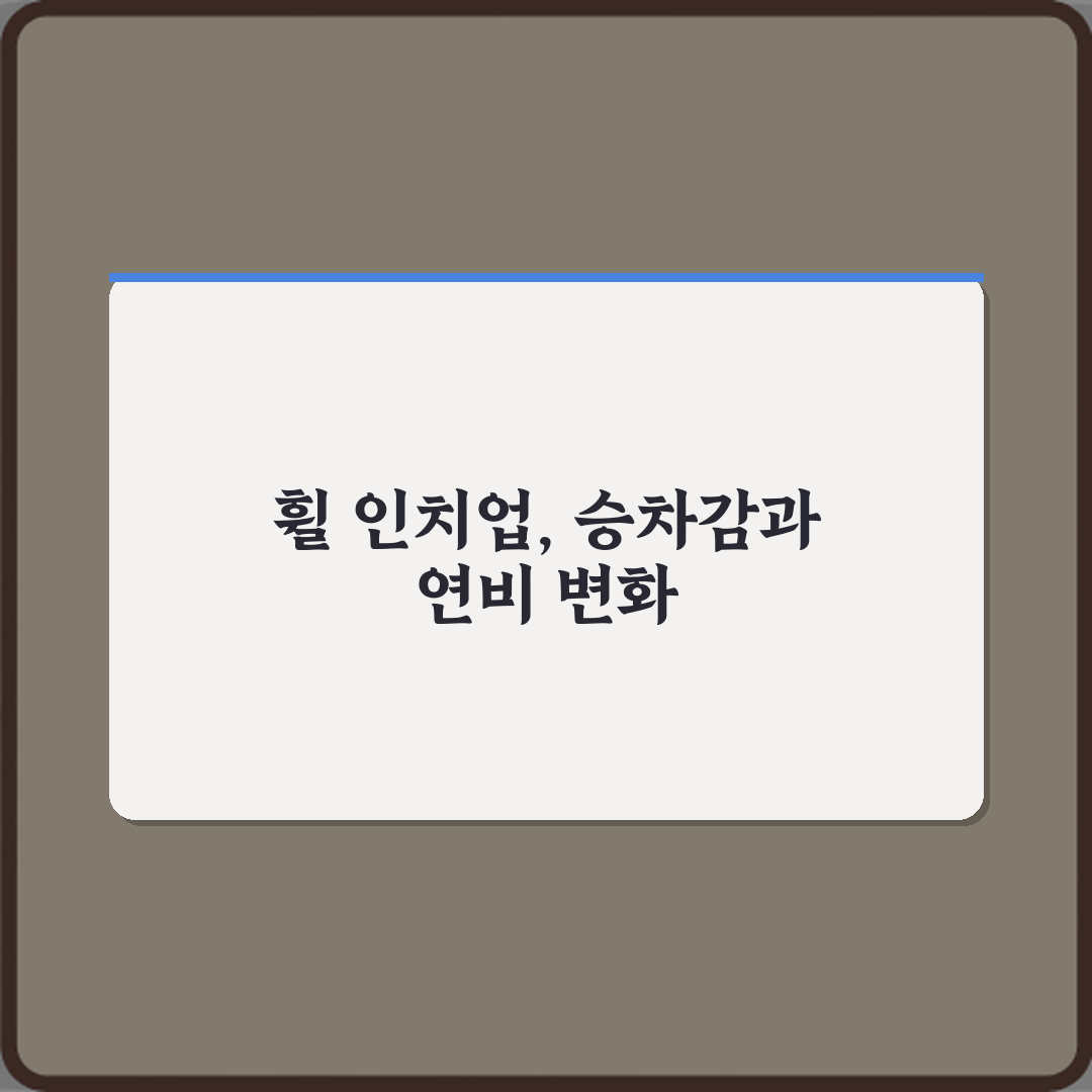 휠 인치업 시 승차감과 연비 변화 설명 심층분석 7가지 핵심포인트